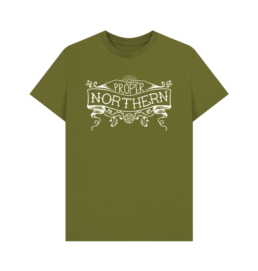 Moss Green Printed T-shirt