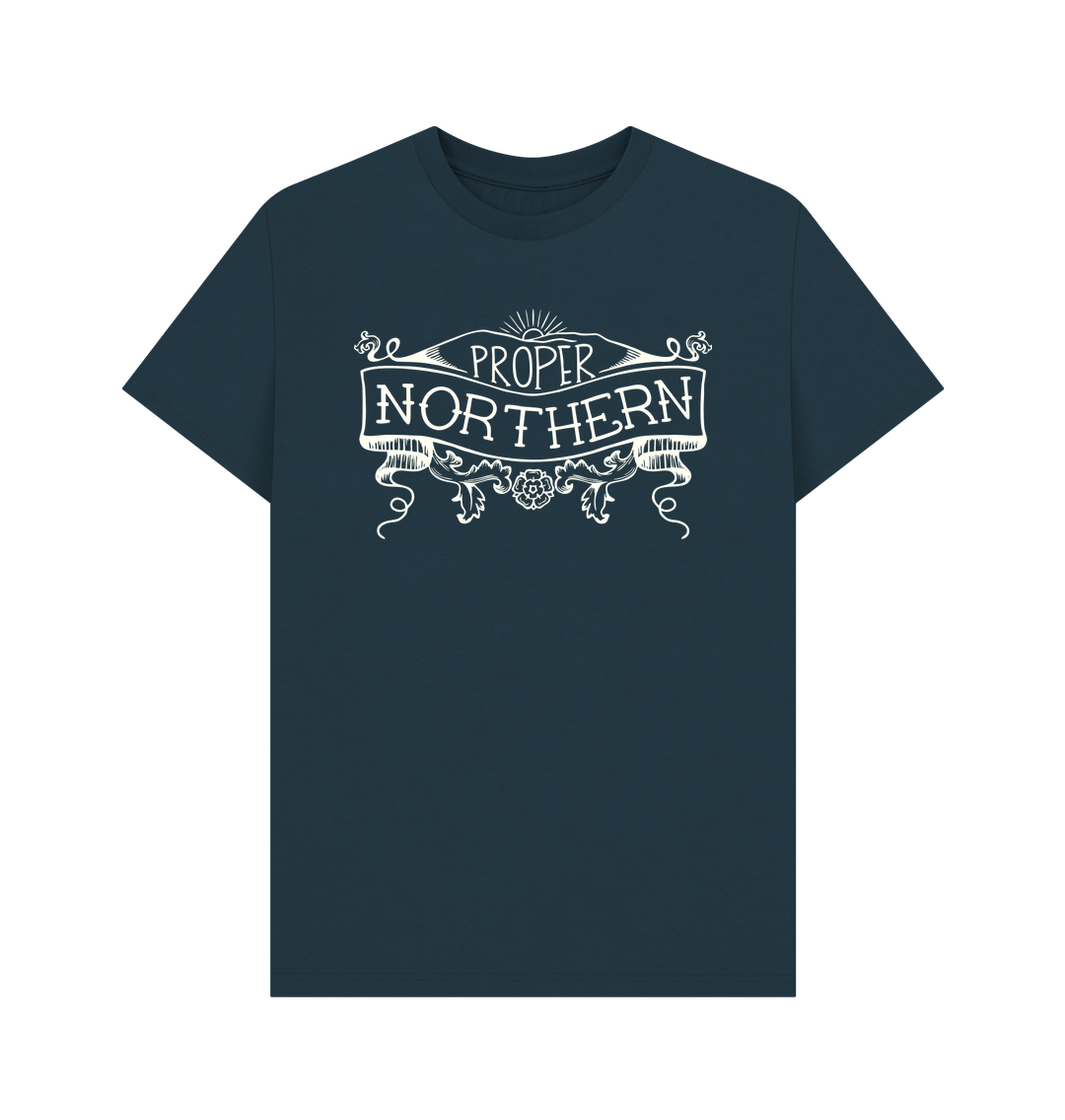Denim Blue Printed T-shirt