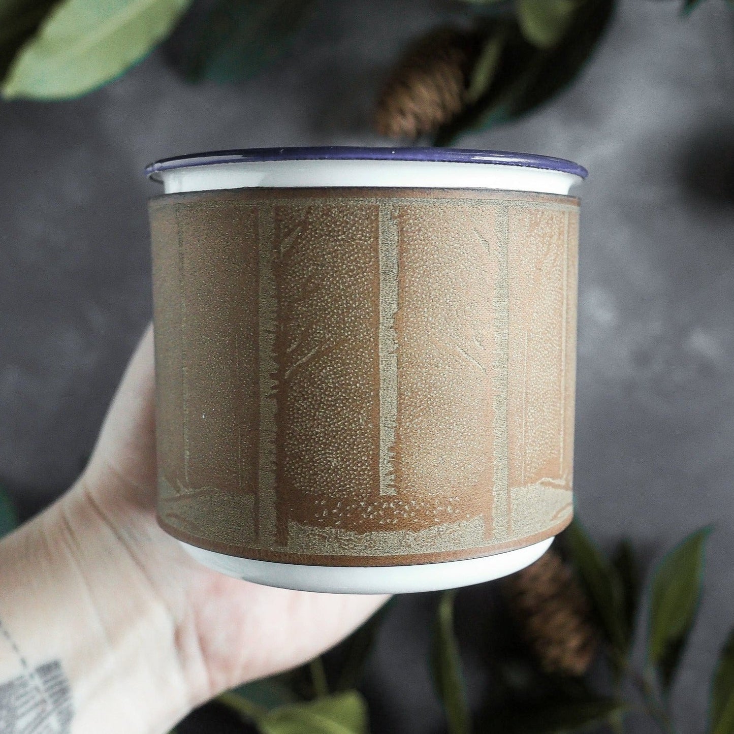 Forest Camping Enamel Mug, by Hord