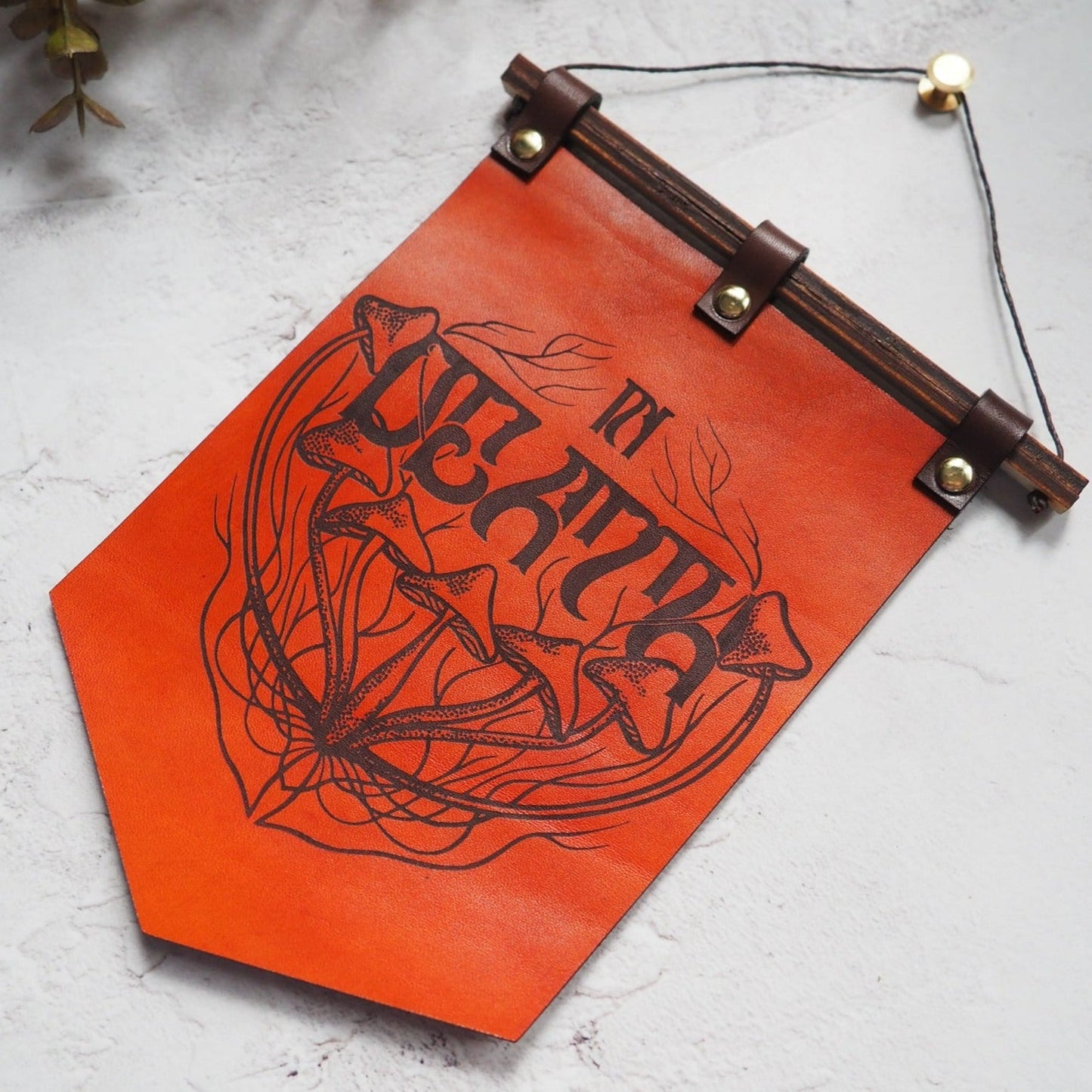 In Death - Leather Banner, by hord