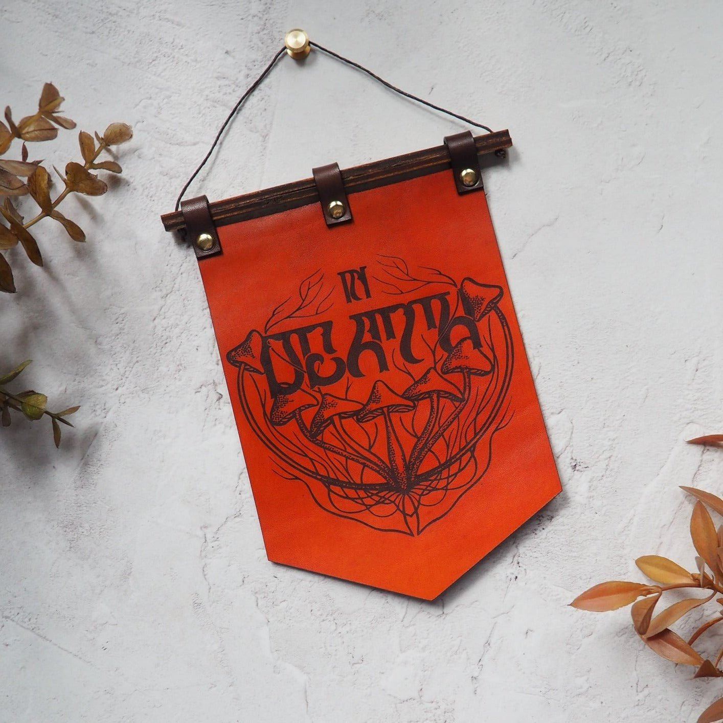 In Death - Leather Banner, by hord