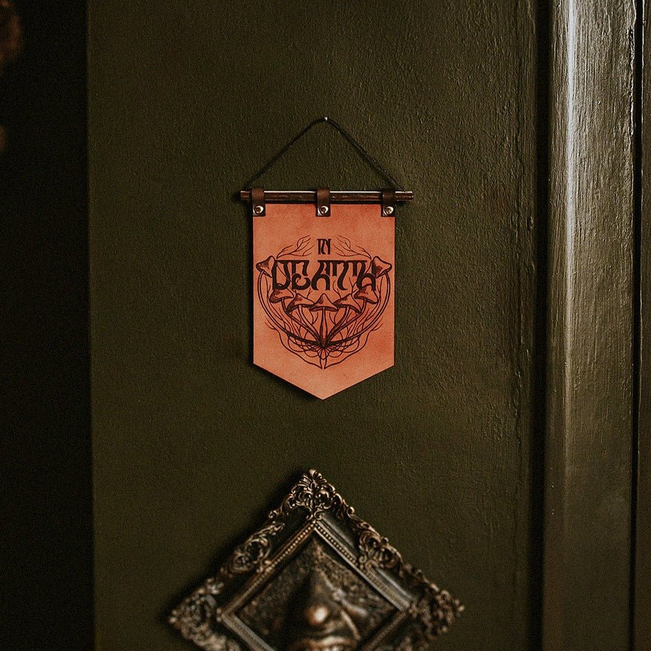 In Death - Leather Banner, by hord