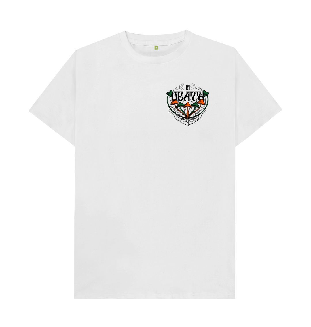 White 'In Death' Organic Cotton T-Shirt