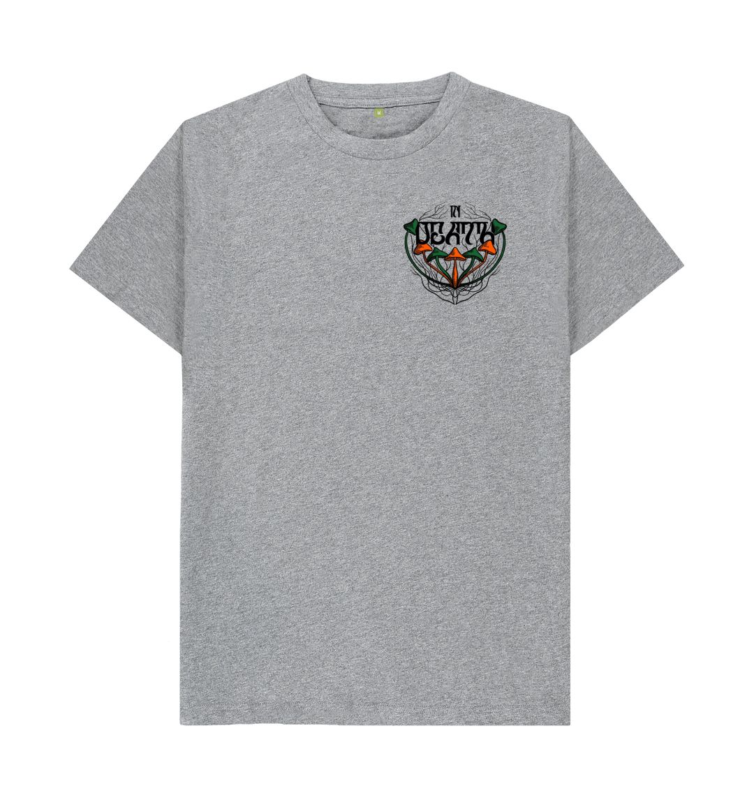 Athletic Grey 'In Death' Organic Cotton T-Shirt
