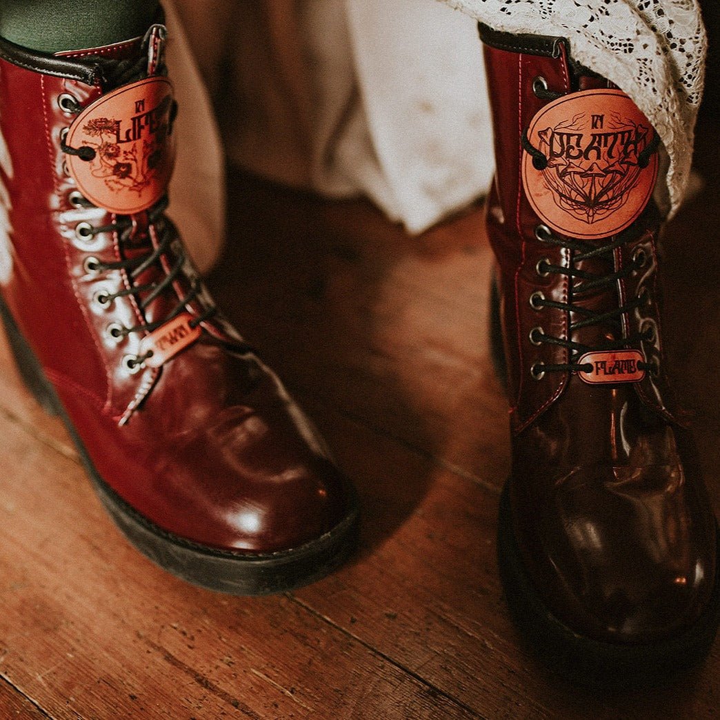 In Life and In Death, Leather Shoe Charm