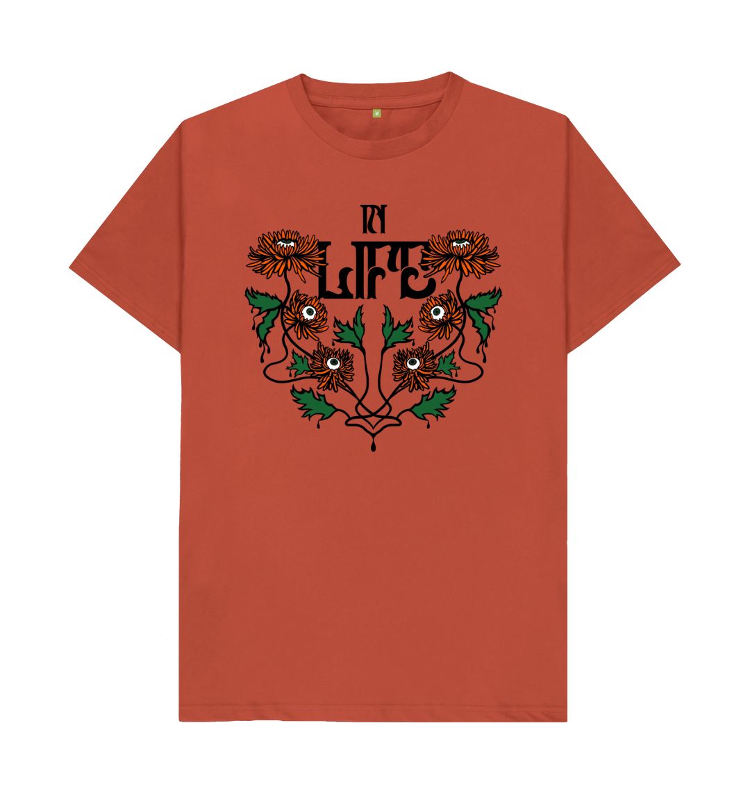 Rust In Life \/ In Death Organic Cotton T-Shirt