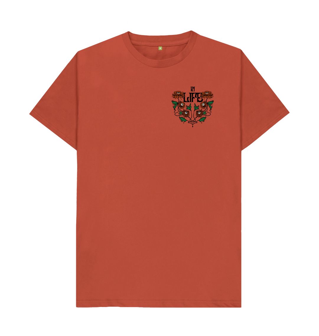 Rust 'In Life' Organic Cotton T-Shirt