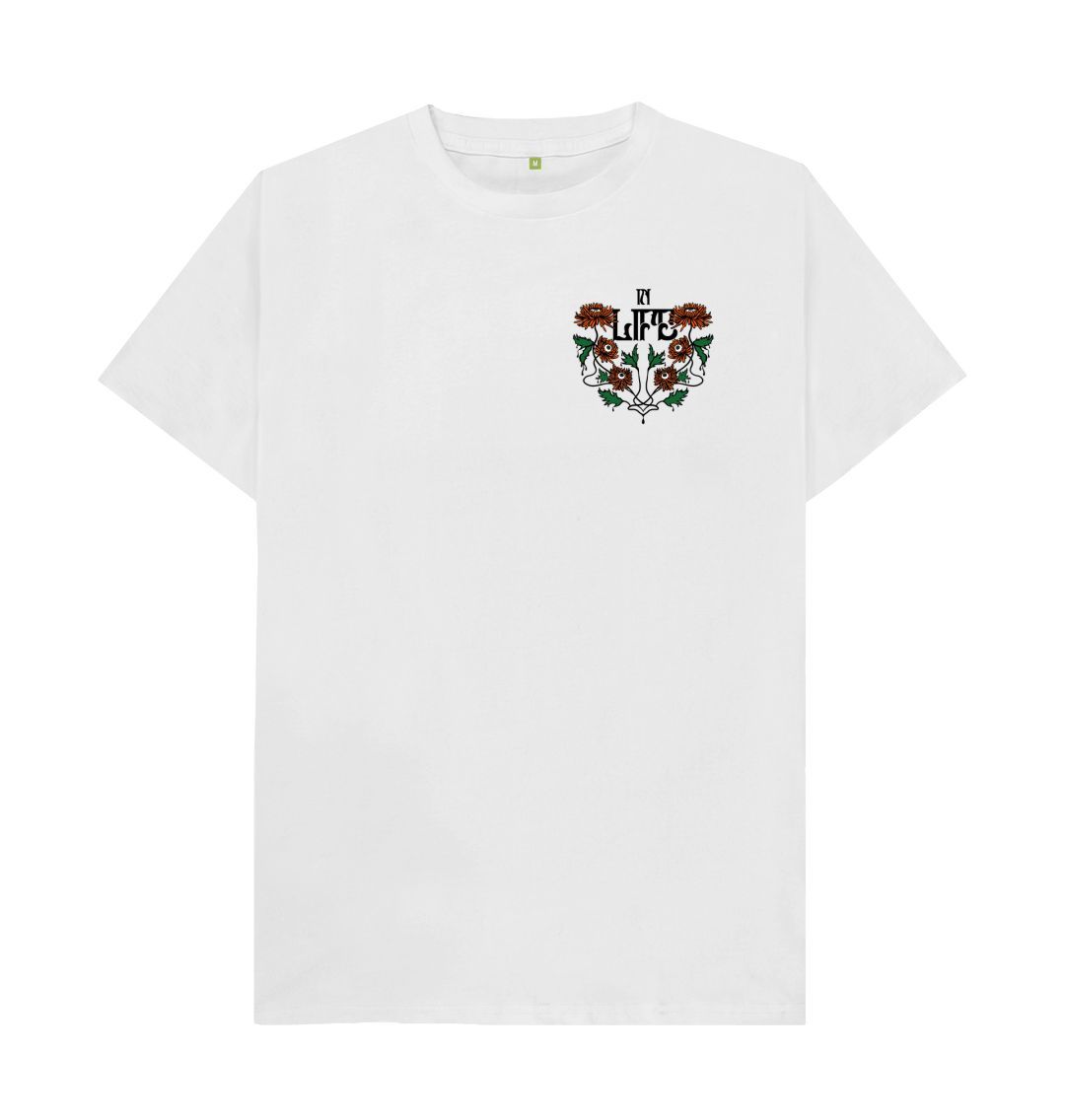 White 'In Life' Organic Cotton T-Shirt
