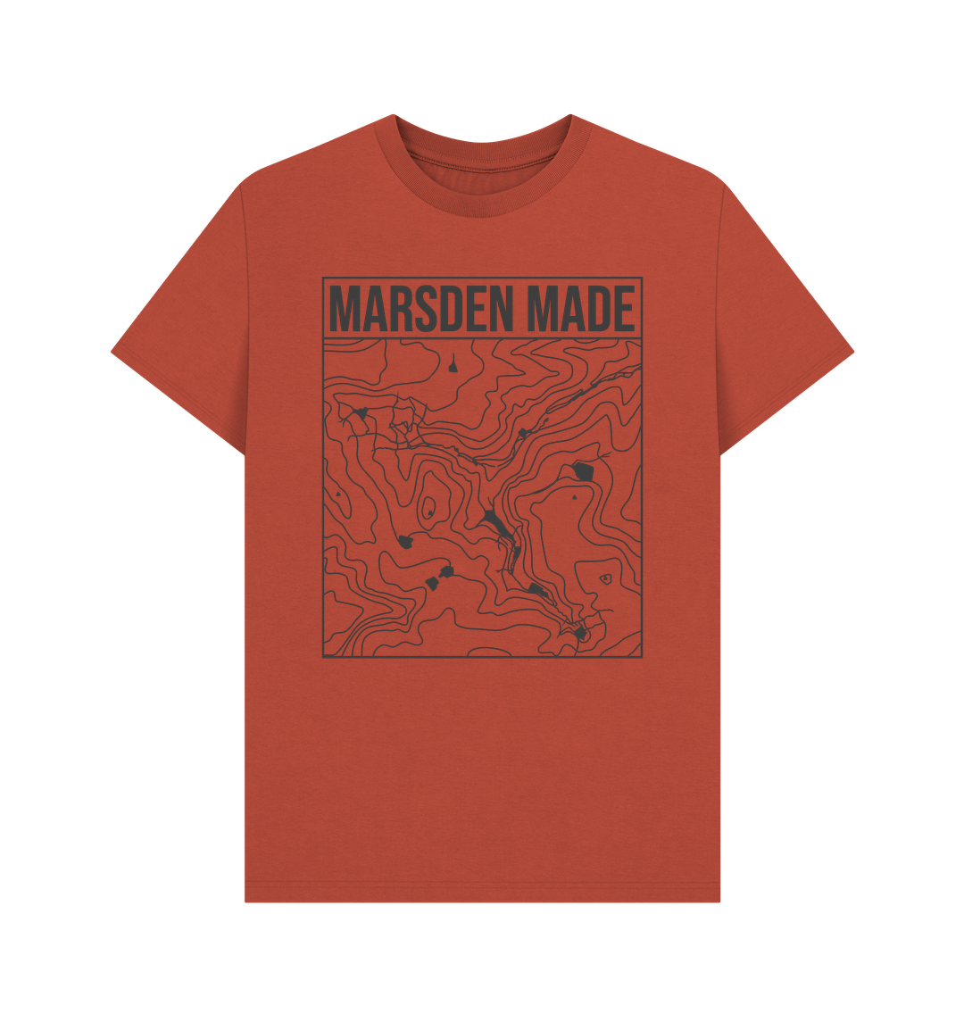 Rust Marsden Made T-shirt - Unisex Black Print