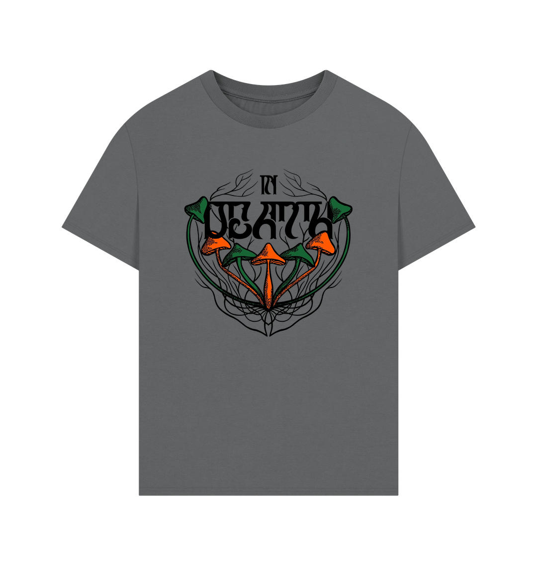 Slate Grey Oversized Men's T-shirt - In Death