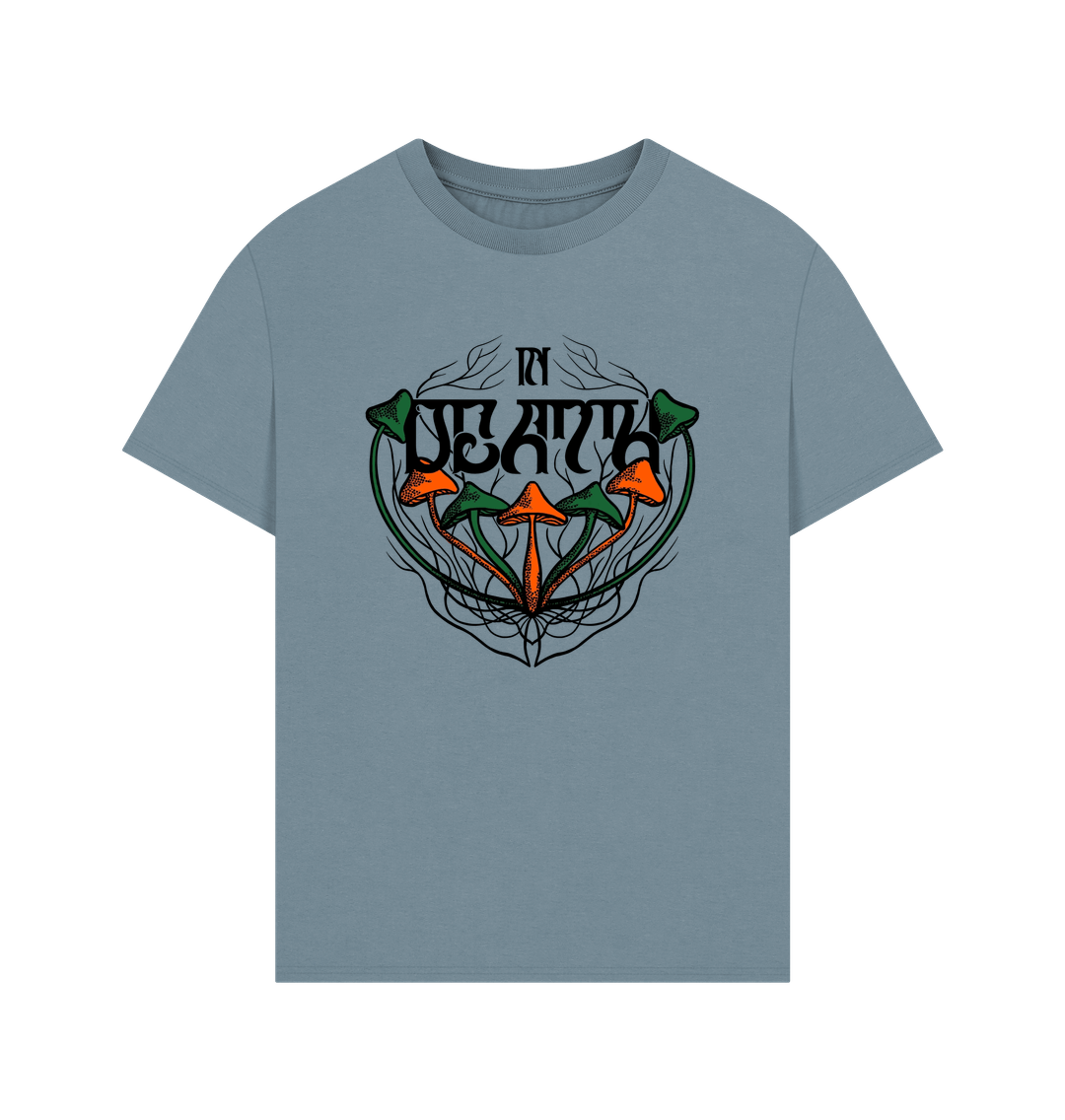 Stone Blue Oversized Men's T-shirt - In Death