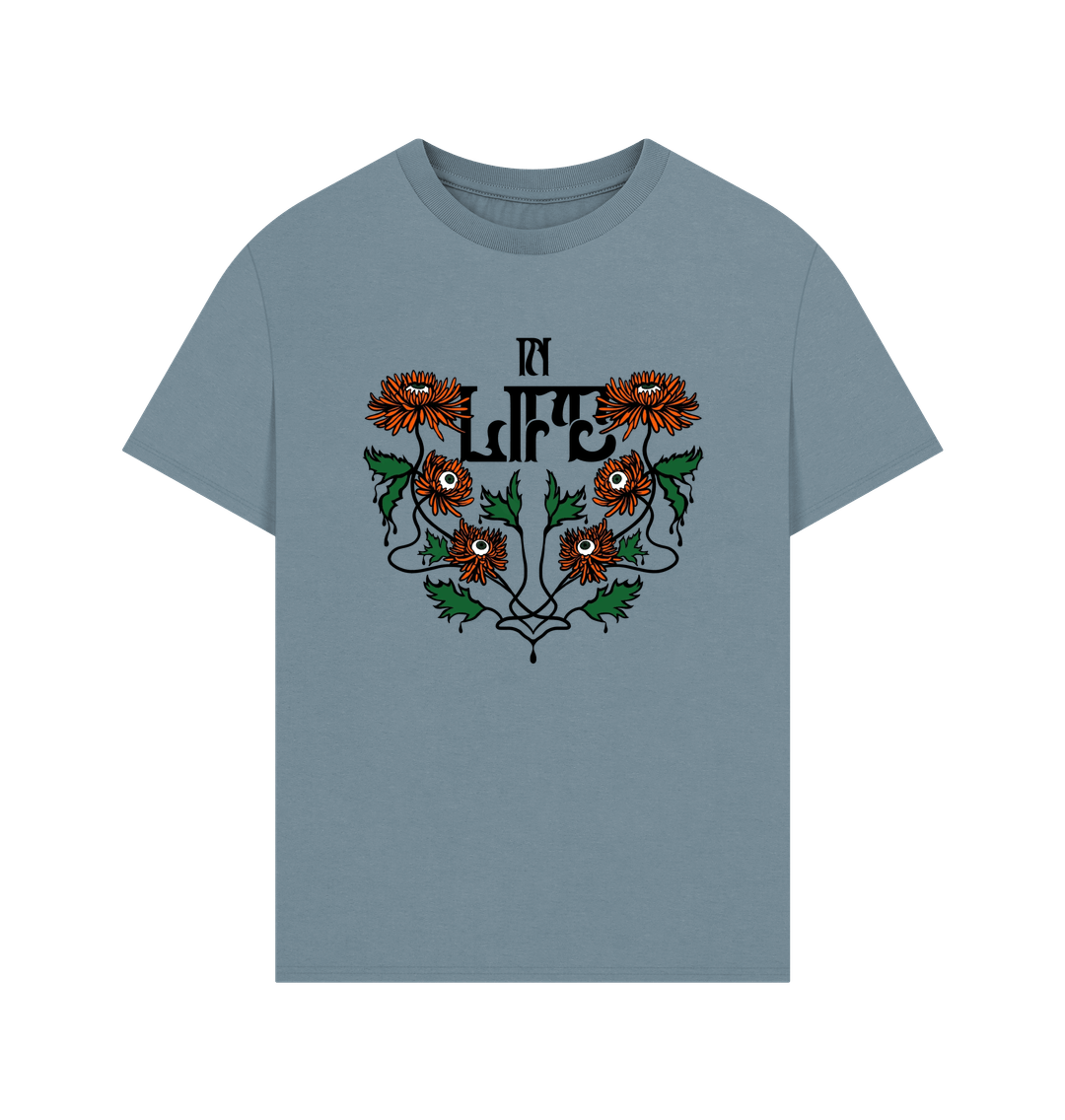 Stone Blue Oversized Men's T-shirt - In Life