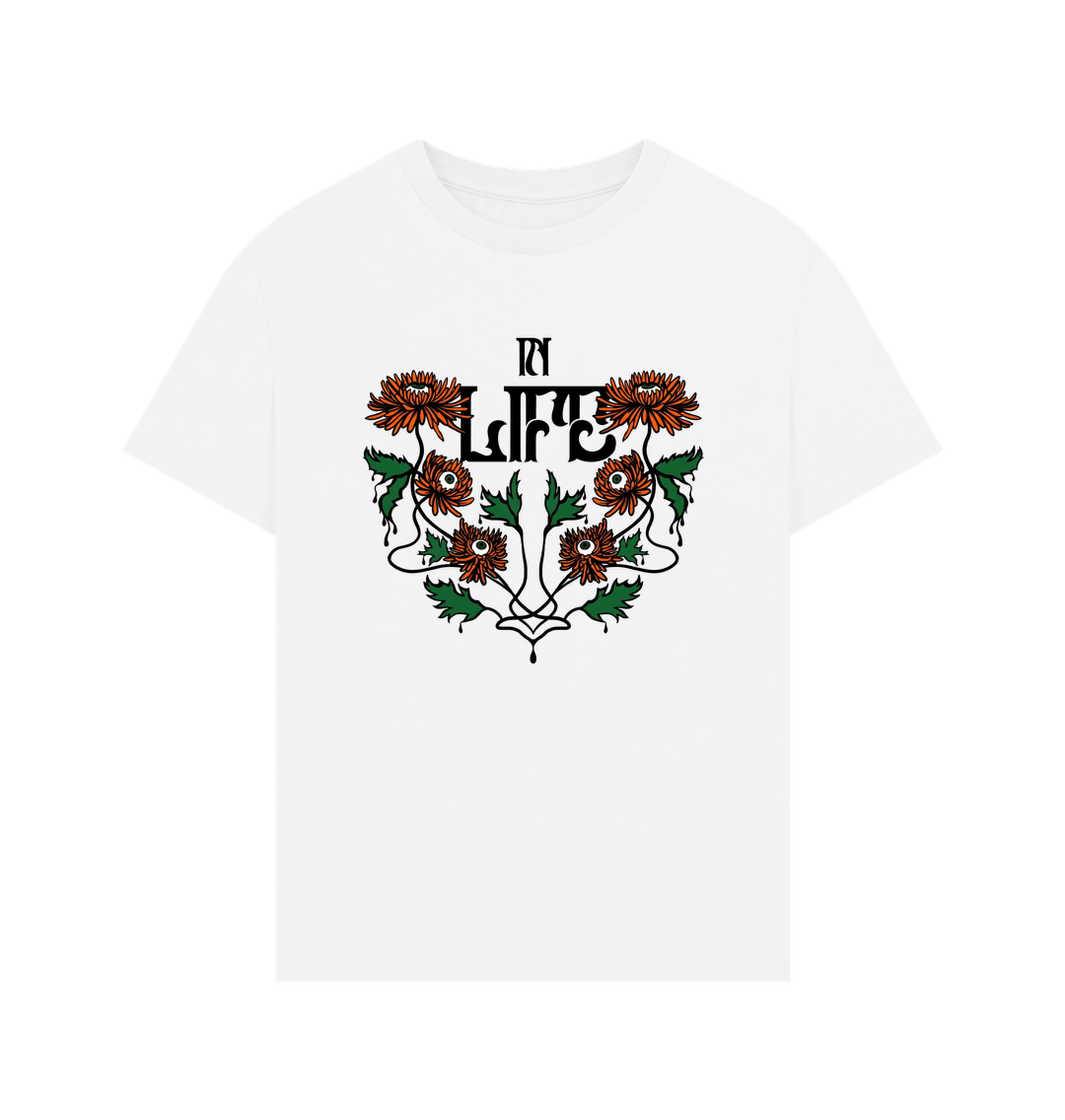 White Oversized Men's T-shirt - In Life