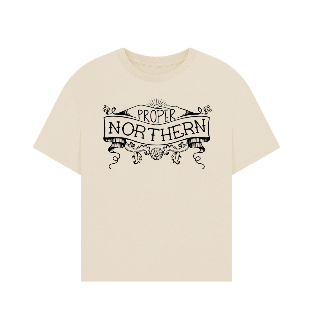 Oat Oversized Women's Proper Northern T-shirt