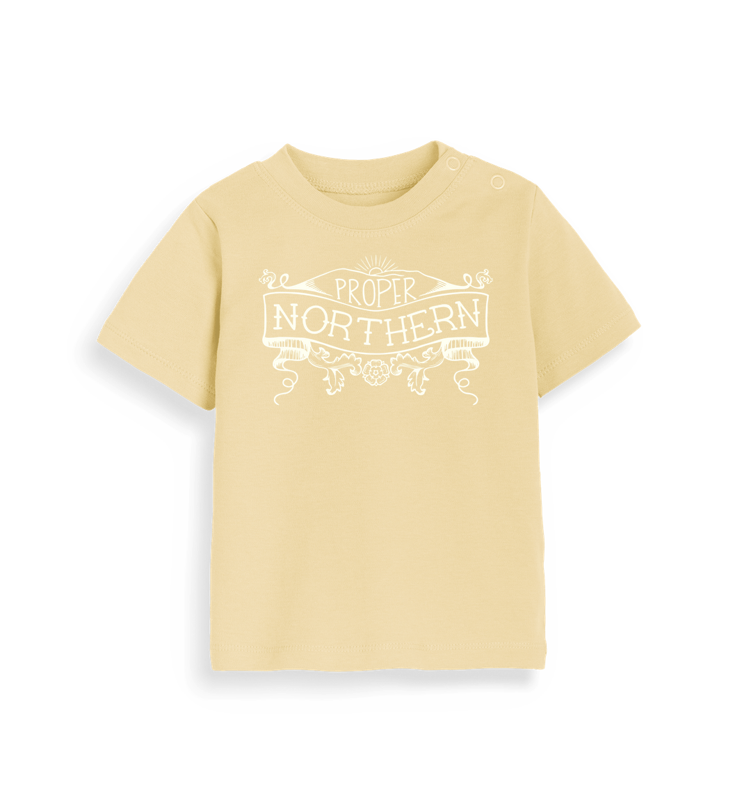 Soft Yellow Printed Kids T-Shirt