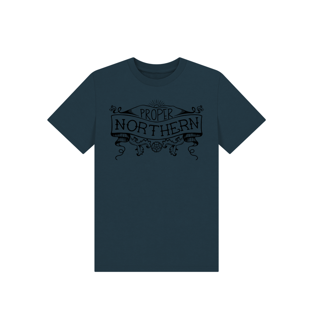 Denim Blue Proper Northern Kids T-Shirt