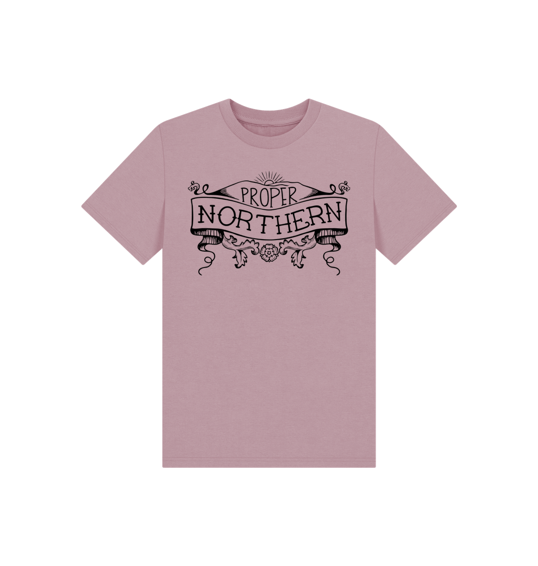 Mauve Proper Northern Kids T-Shirt