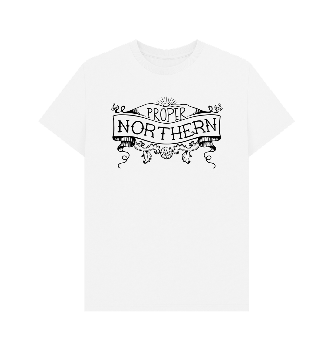 White Proper Northern Unisex T-shirt