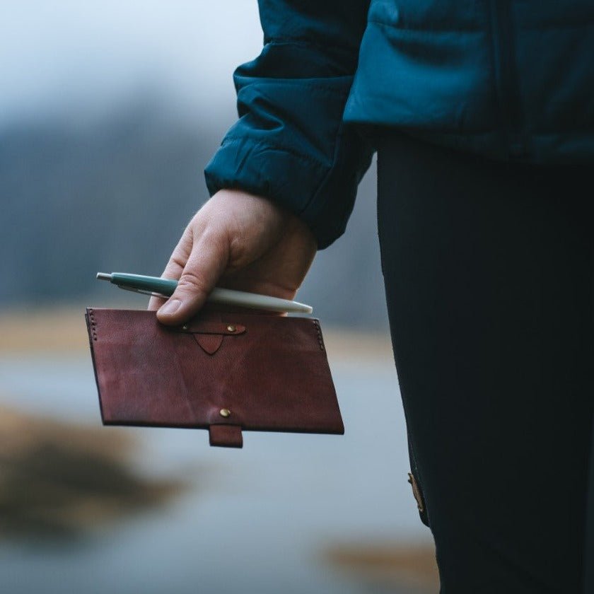 Reusable Leather Cahier Cover by Hord