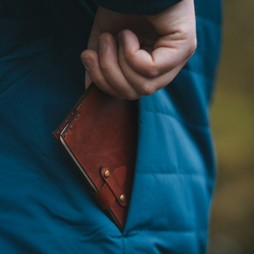 Reusable Leather Cahier Cover by Hord