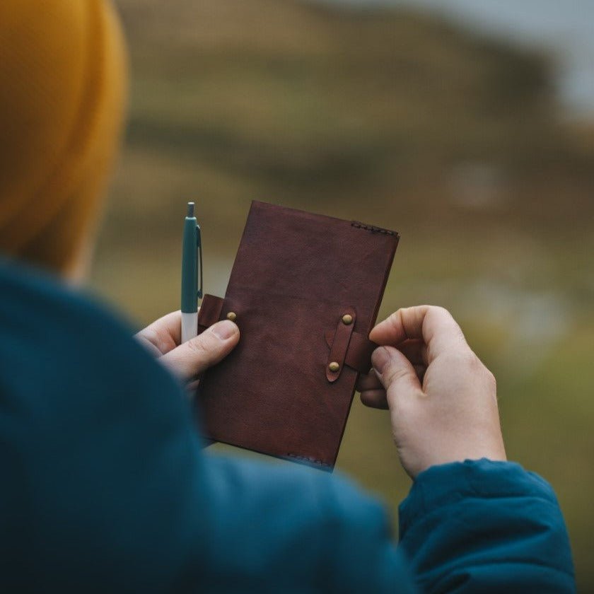 Reusable Leather Cahier Cover by Hord