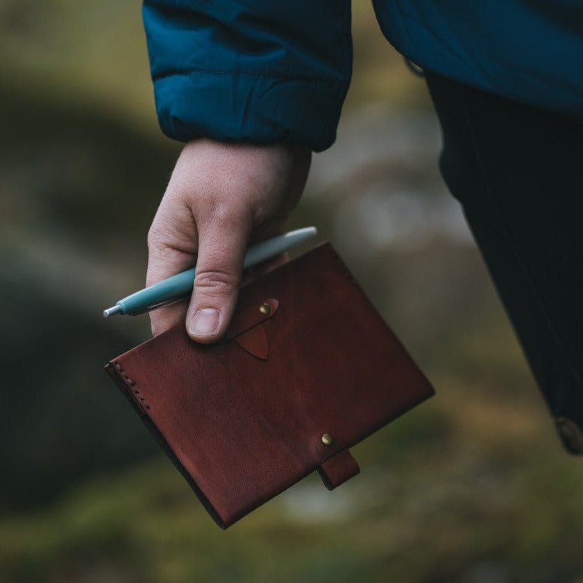 Reusable Leather Cahier Cover by Hord
