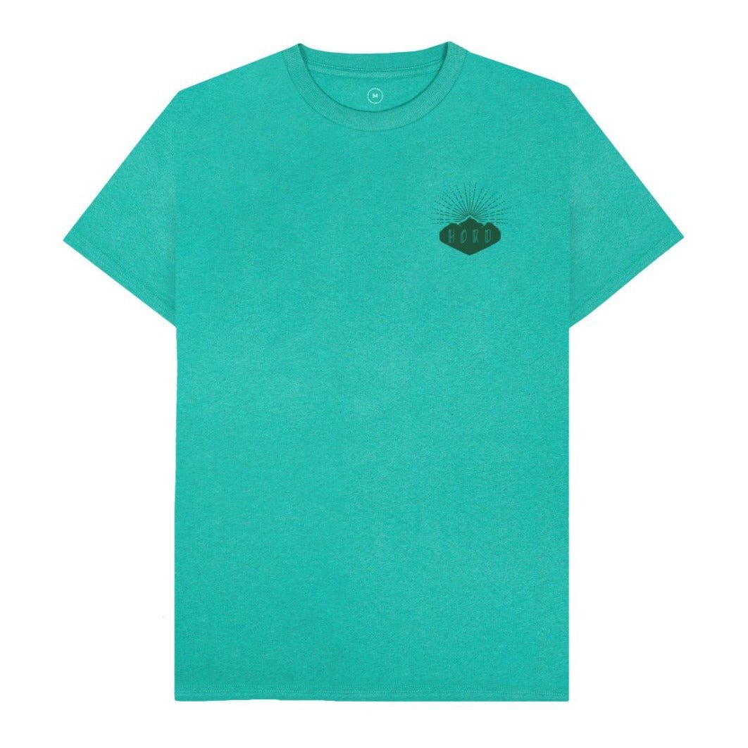 Seagrass Green Rock Climber T-Shirt - Recycled Organic Cotton