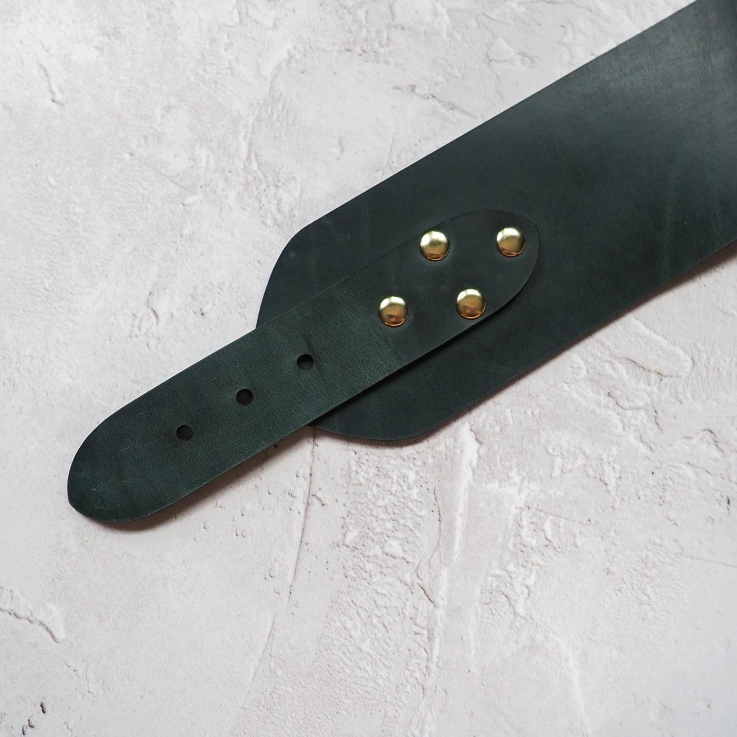 Skull Cinch Leather Belt