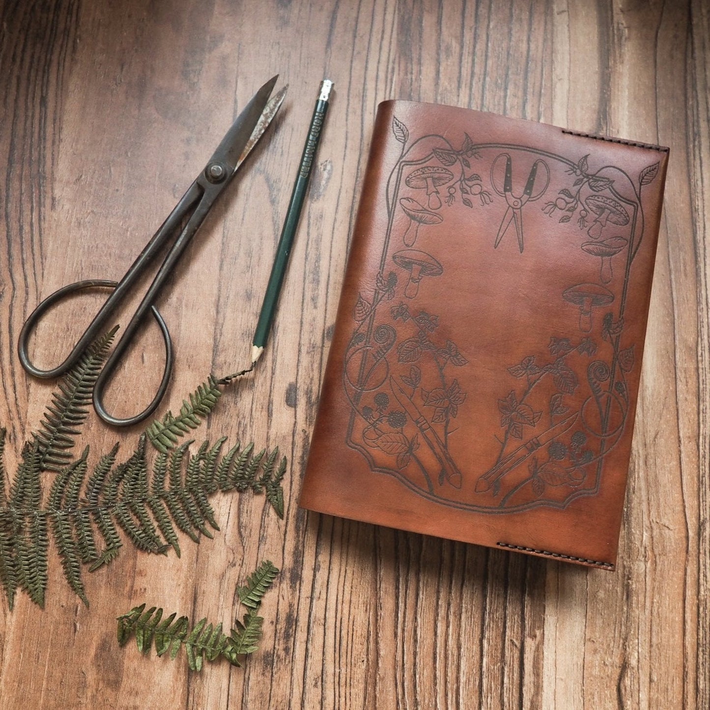 Forager Journal Cover in Light Brown