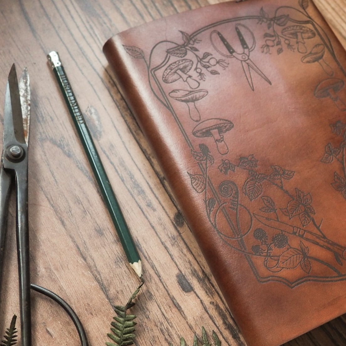 Forager Journal Cover in Light Brown