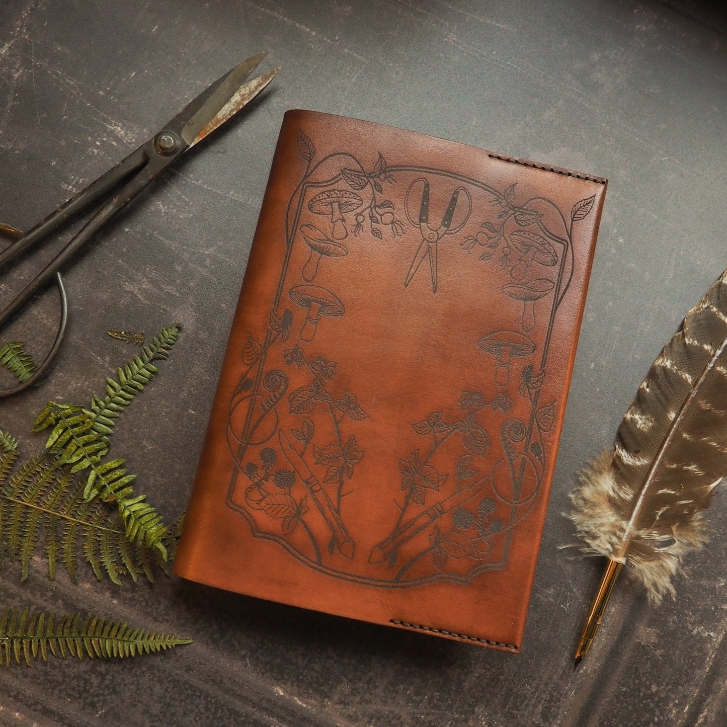 Forager Journal Cover in Light Brown