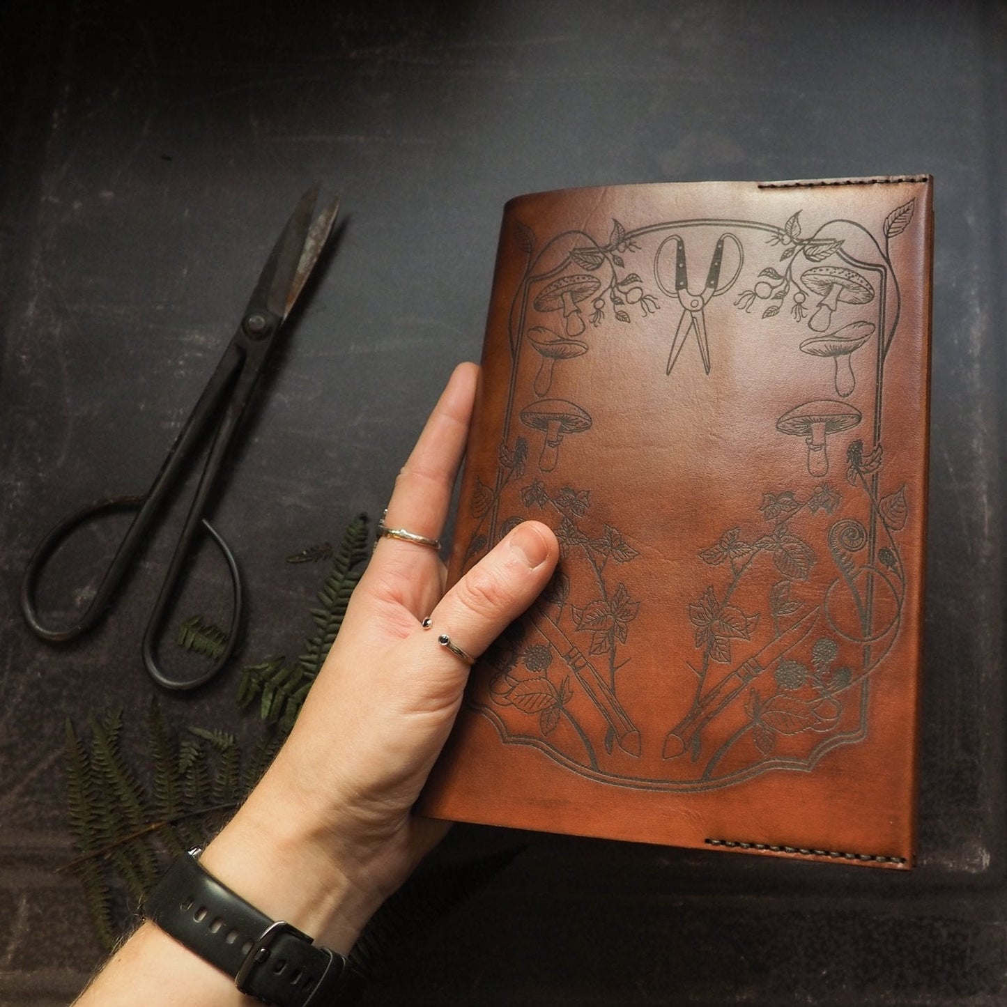 Forager Journal Cover in Light Brown