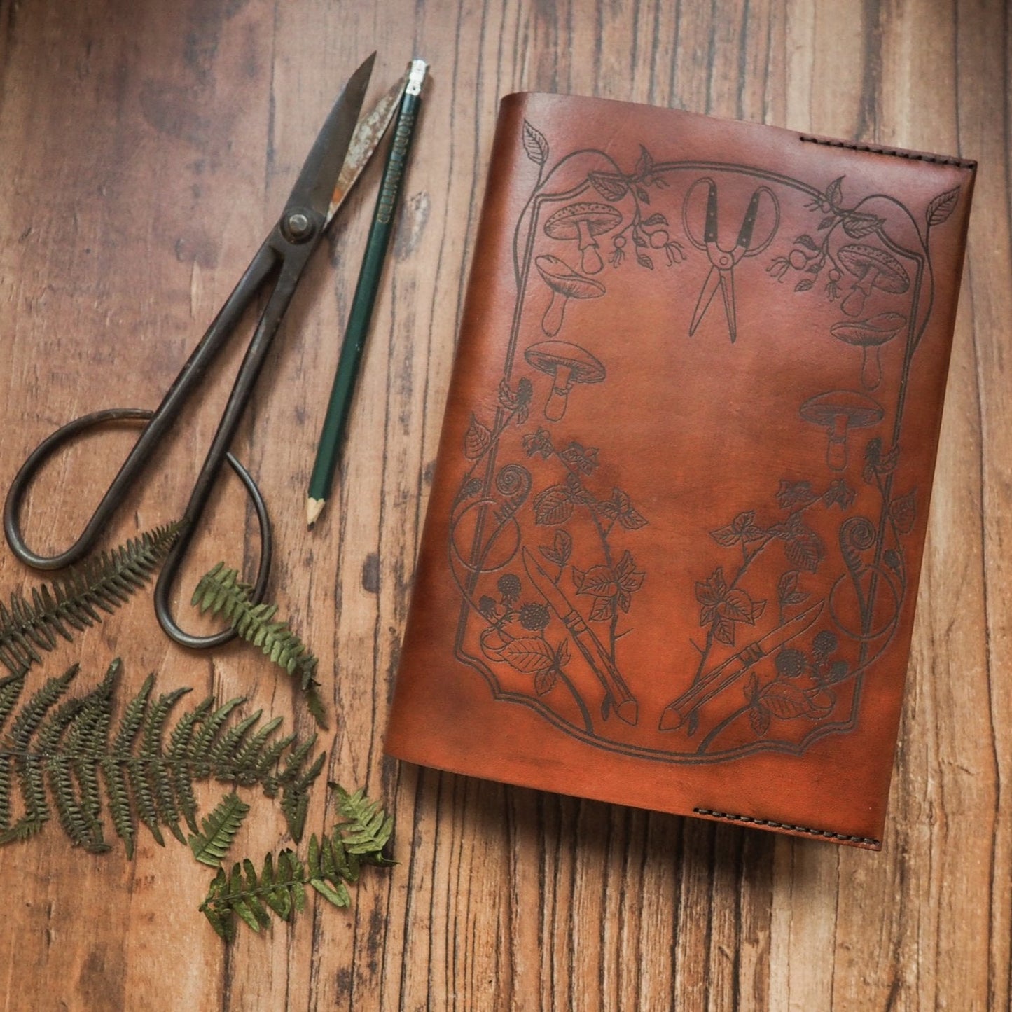 Forager Journal Cover in Light Brown