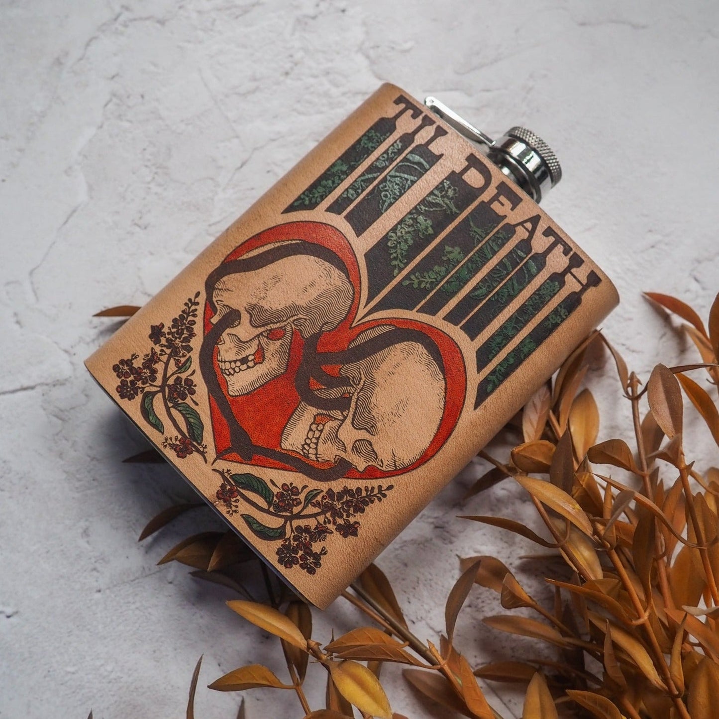 Til Death Hip Flask - Unique and Interesting Wedding Gift for Bride and Groom