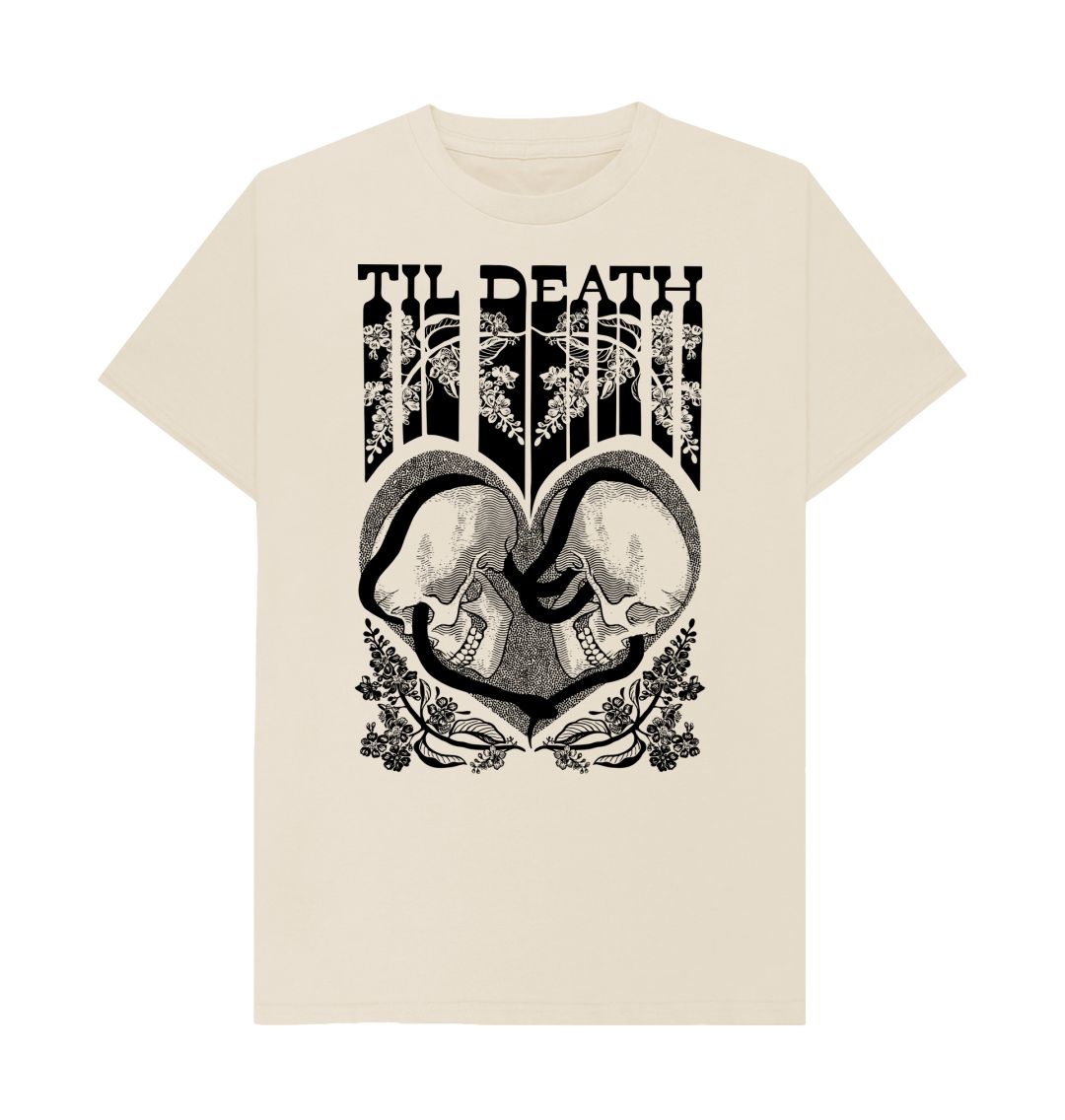Oat Til Death Unisex T-Shirt, Black Print