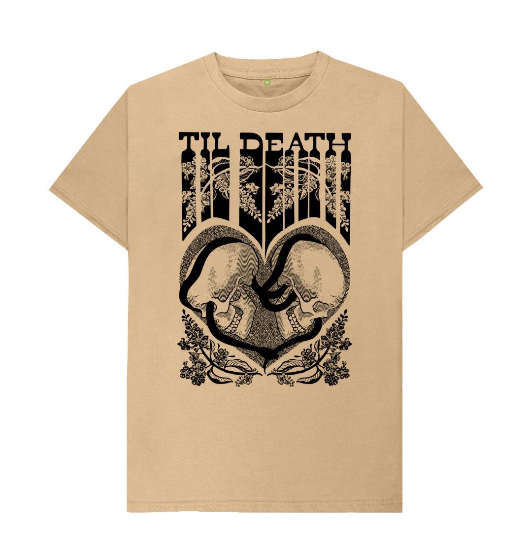 Sand Til Death Unisex T-Shirt, Black Print