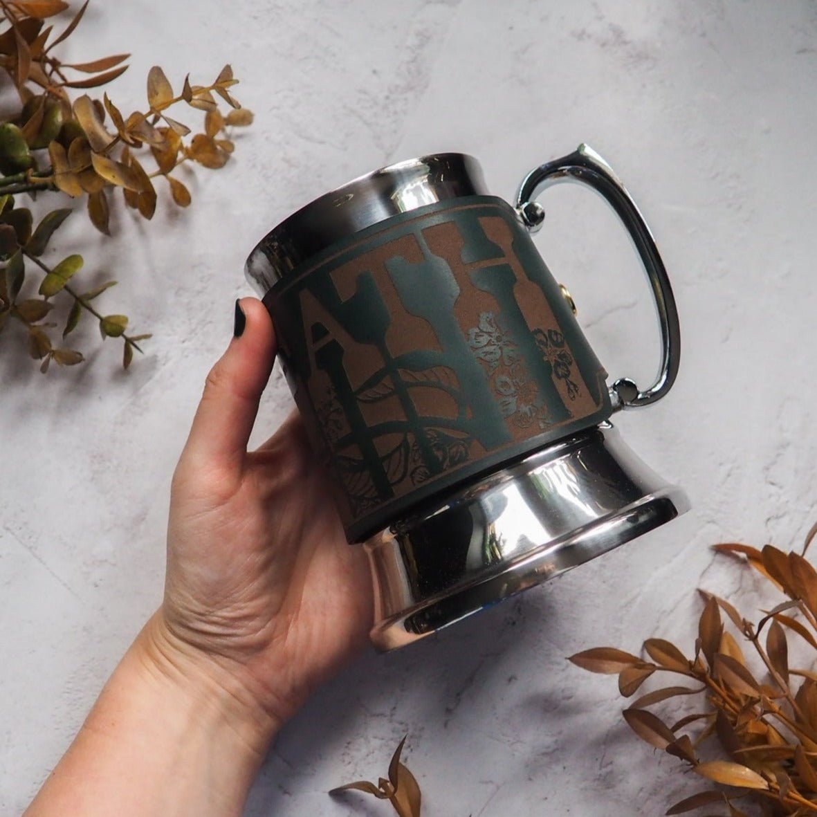 Til Death Psychedelic Wedding Tankard, by Hord