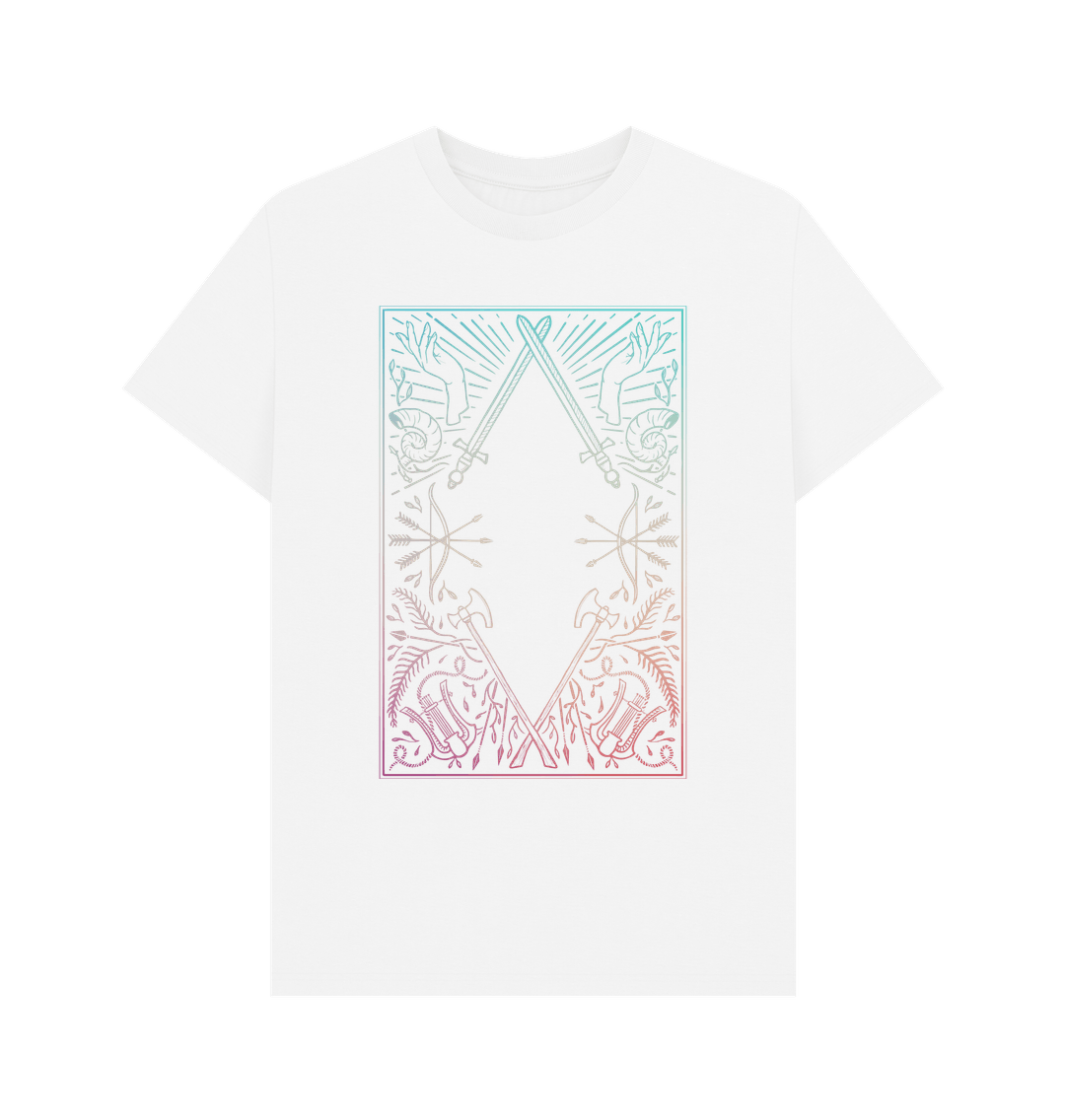White Unisex Dungeoneer's T-shirt, Radiance
