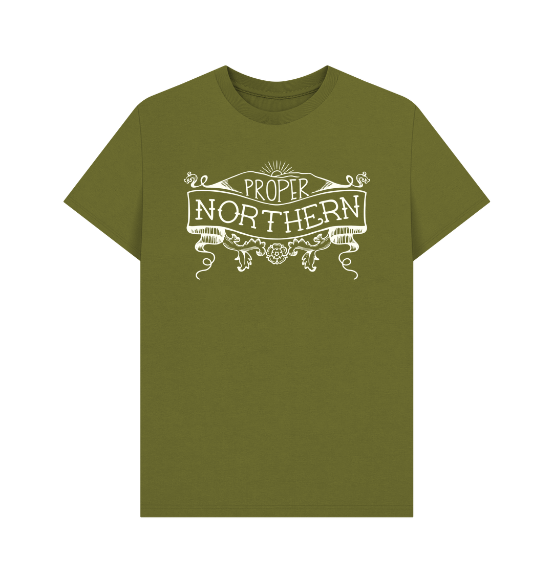 Moss Green Printed T-shirt