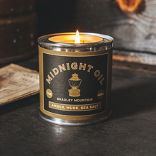  Midnight Oil Candle, Amber, Musk and Sea Salt
