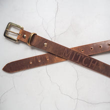  The Personalised Leather Belt from Hôrd.
