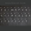 Engligh to Runes alphabet Guide for personalisation of the Rune Drumstick Holder from HÔRD.