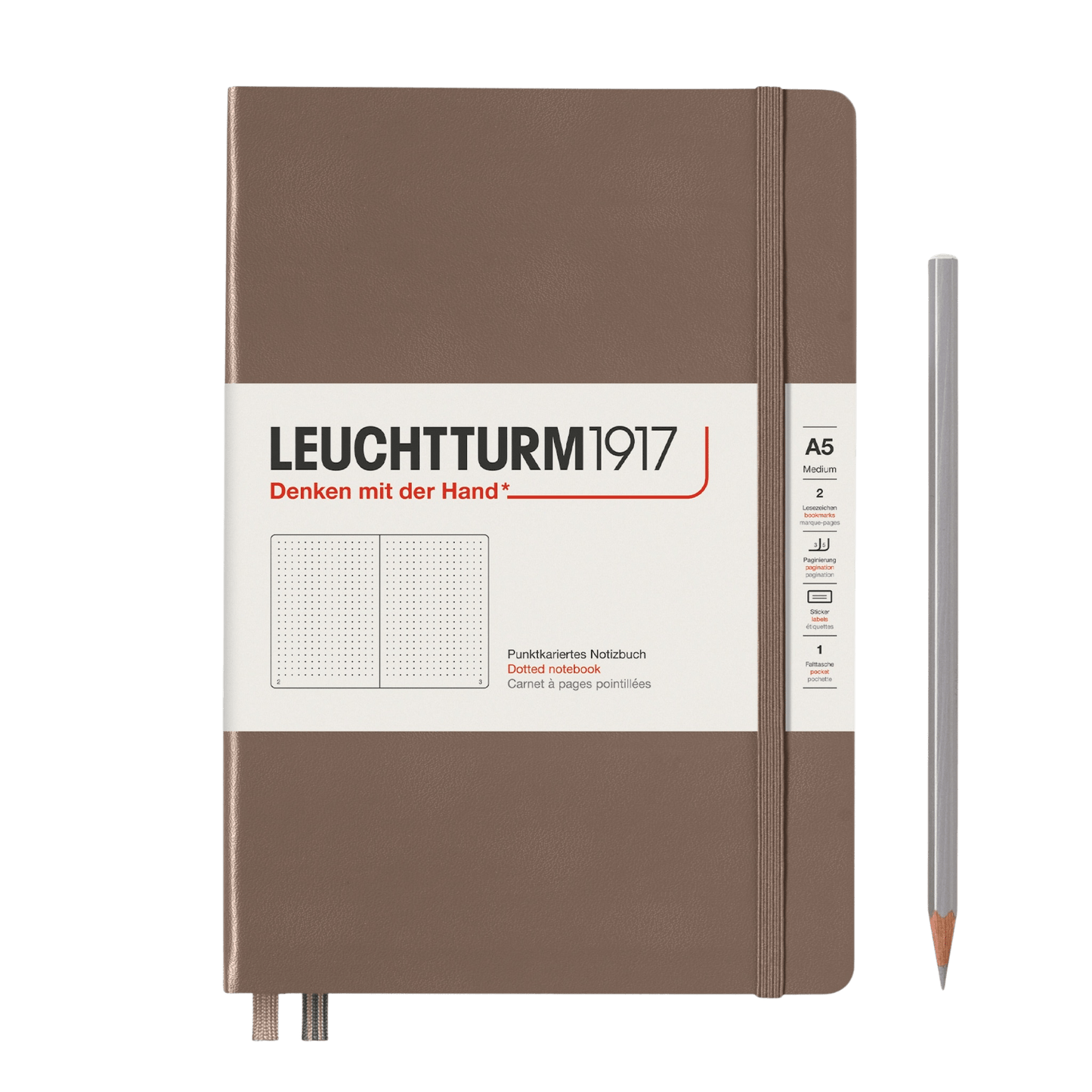 Warm Earth - Khaki - A5 Leuchtturm1917 Journal - Dotted. By Hord.