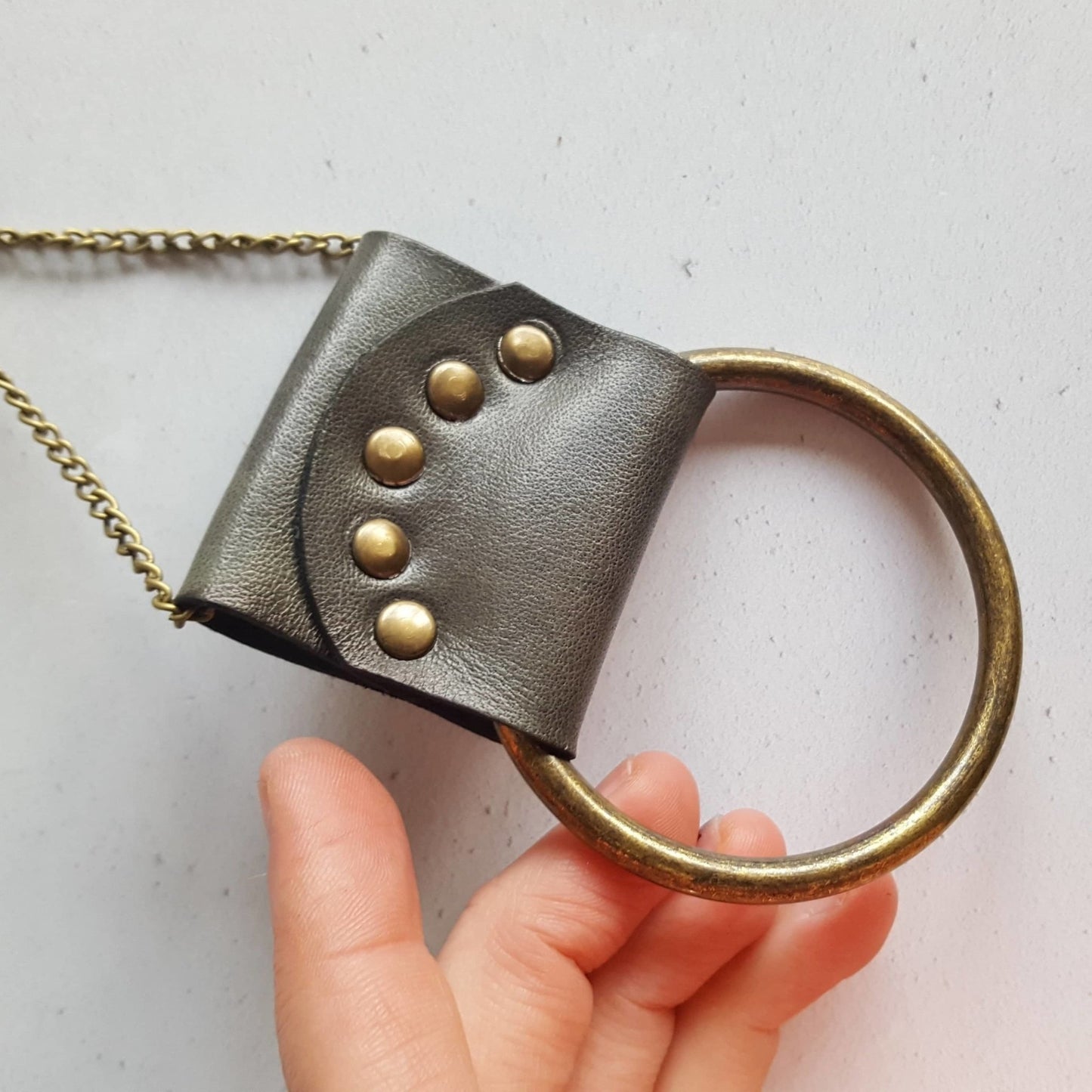 Closer look at the lunar moon jewelry from Hord.