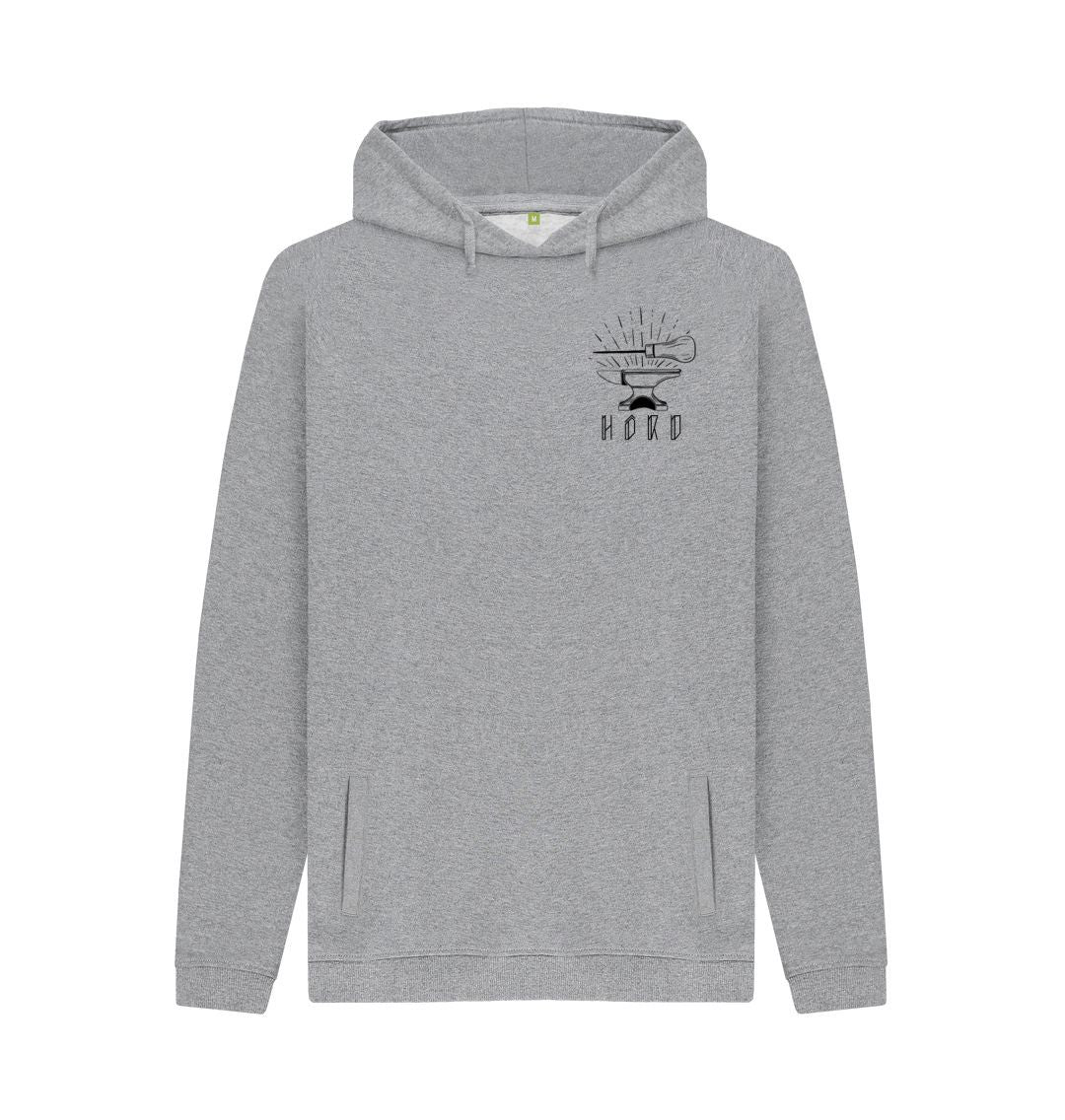 Light Heather Awl & Anvil Hoodie. By Hord.