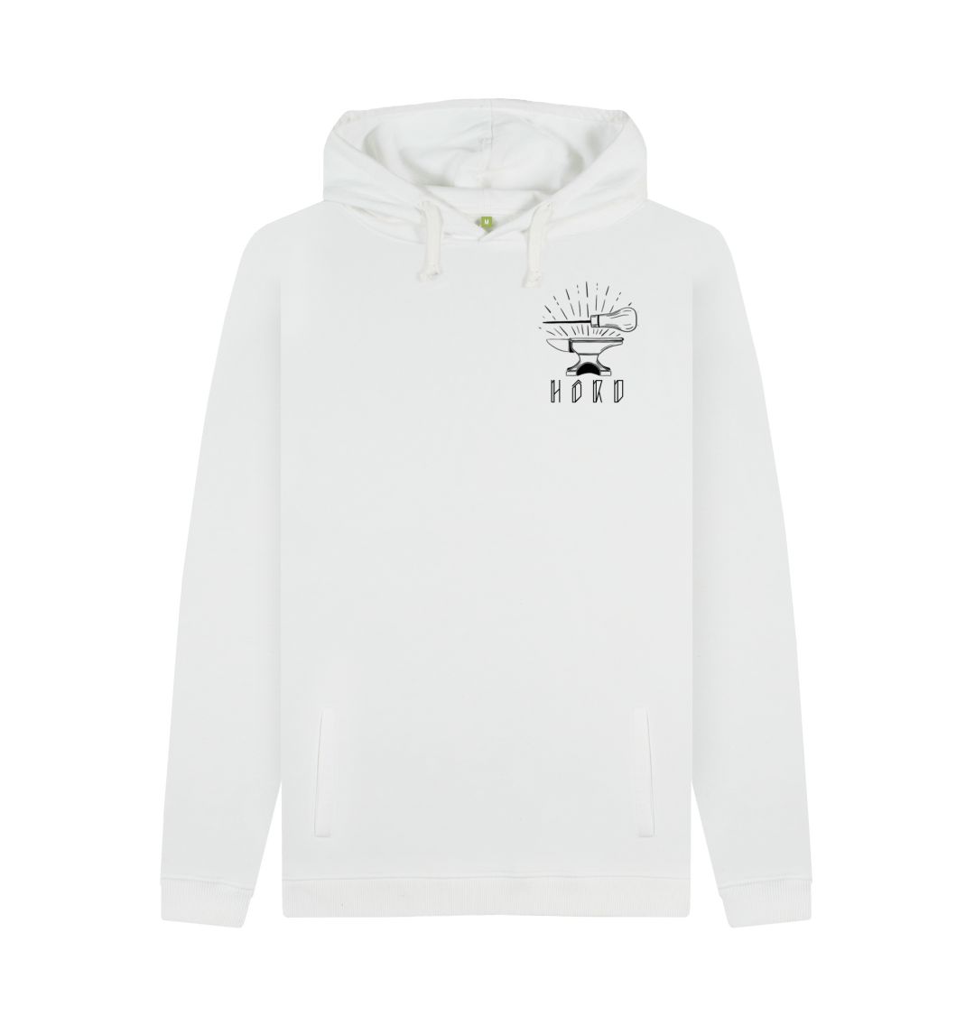 White Awl & Anvil Hoodie. By Hord.