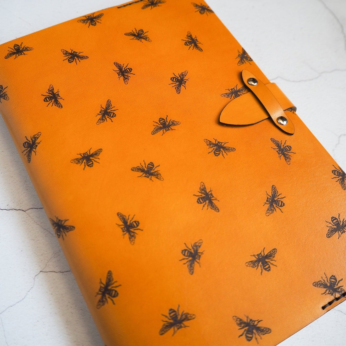 The Bee Journal by HÔRD with clasp tightened.