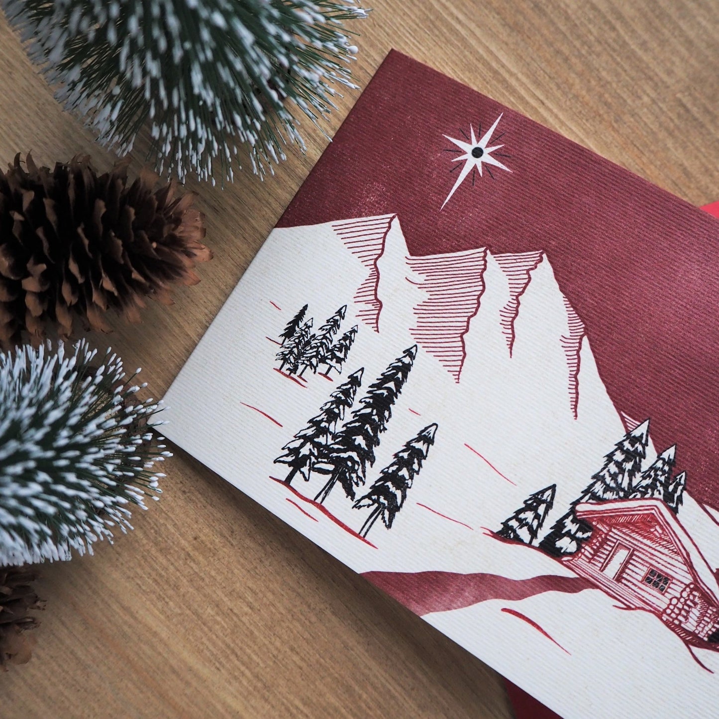 ho ho ho christmas greeting card by hord