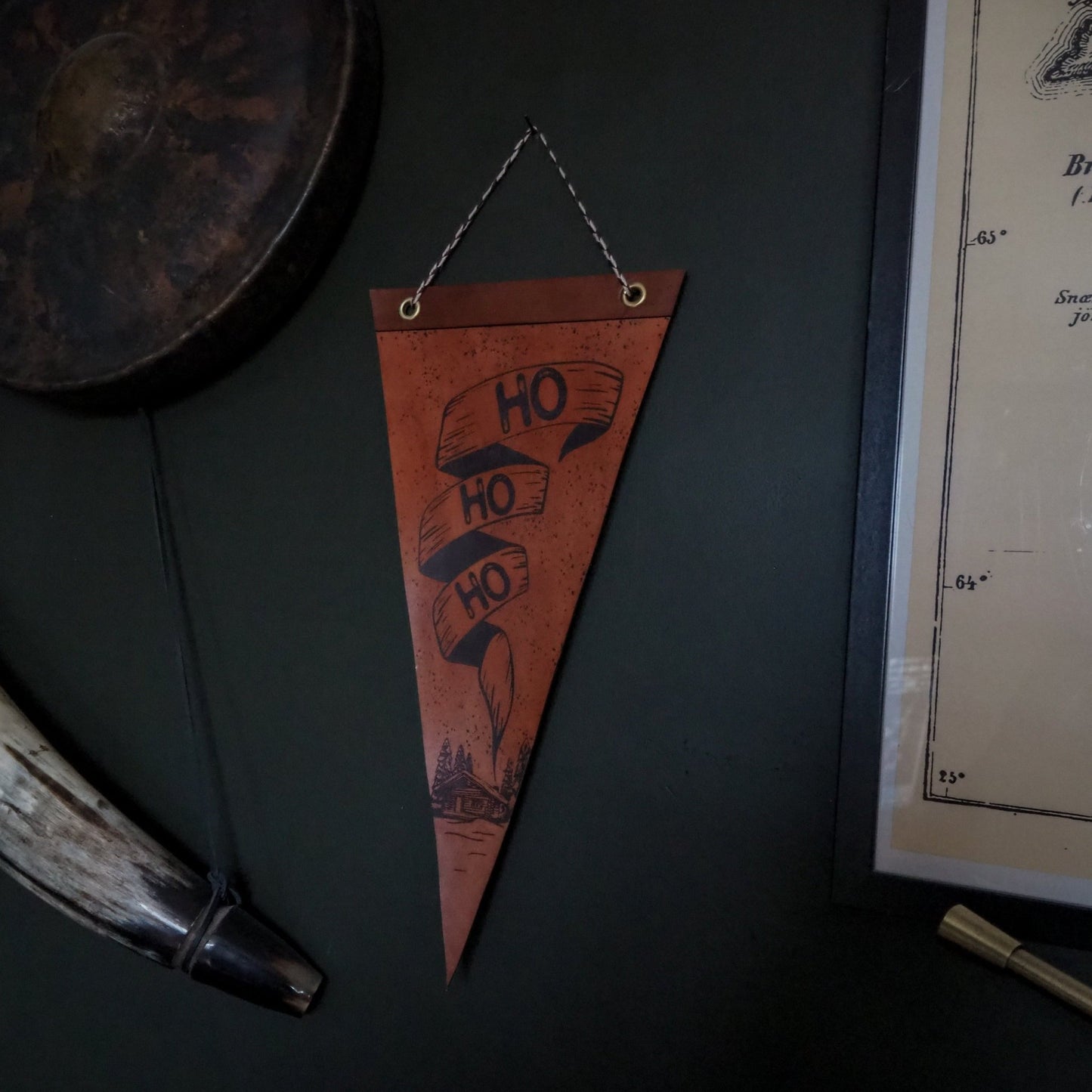 This Ho Ho Ho banner is the perfect addition to your home for your Christmas!