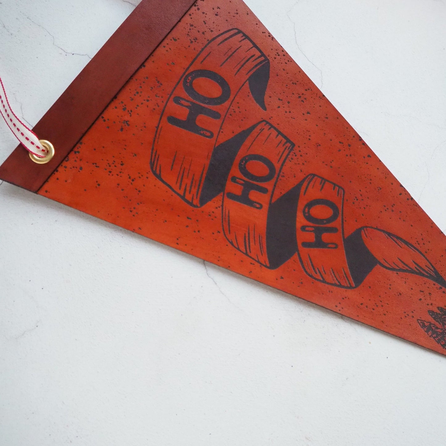 Closer look at the Ho Ho Ho Banner, a large Christmas banner from Hord.